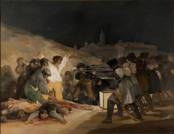 The third of May by Goya passed through la Vajol in 1939