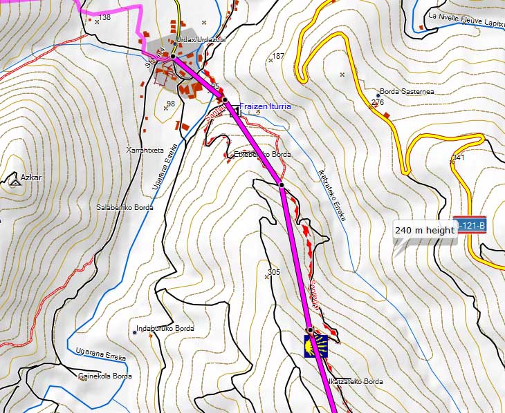 Same route created in Topo Pirineos